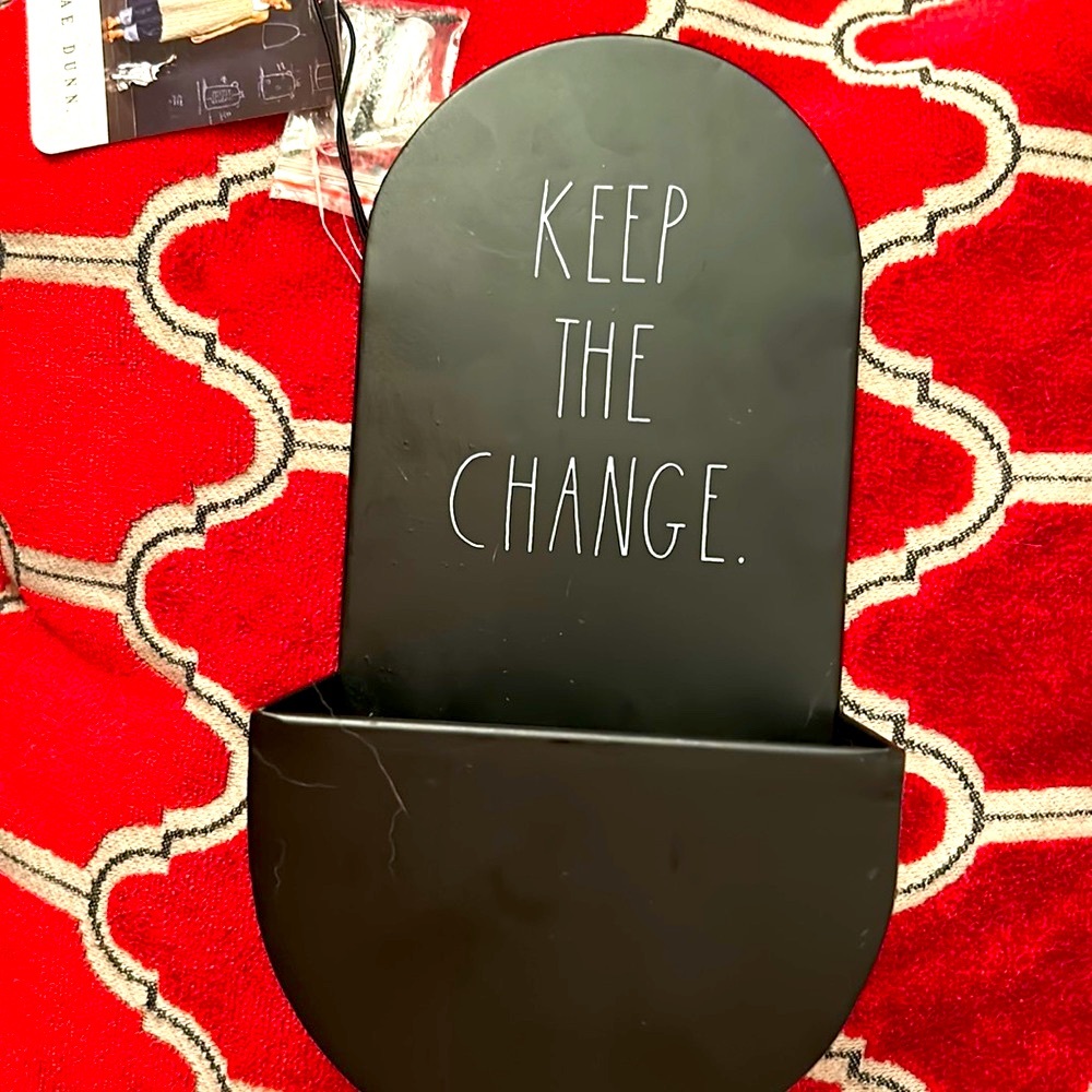 Rae Dunn metal caddy